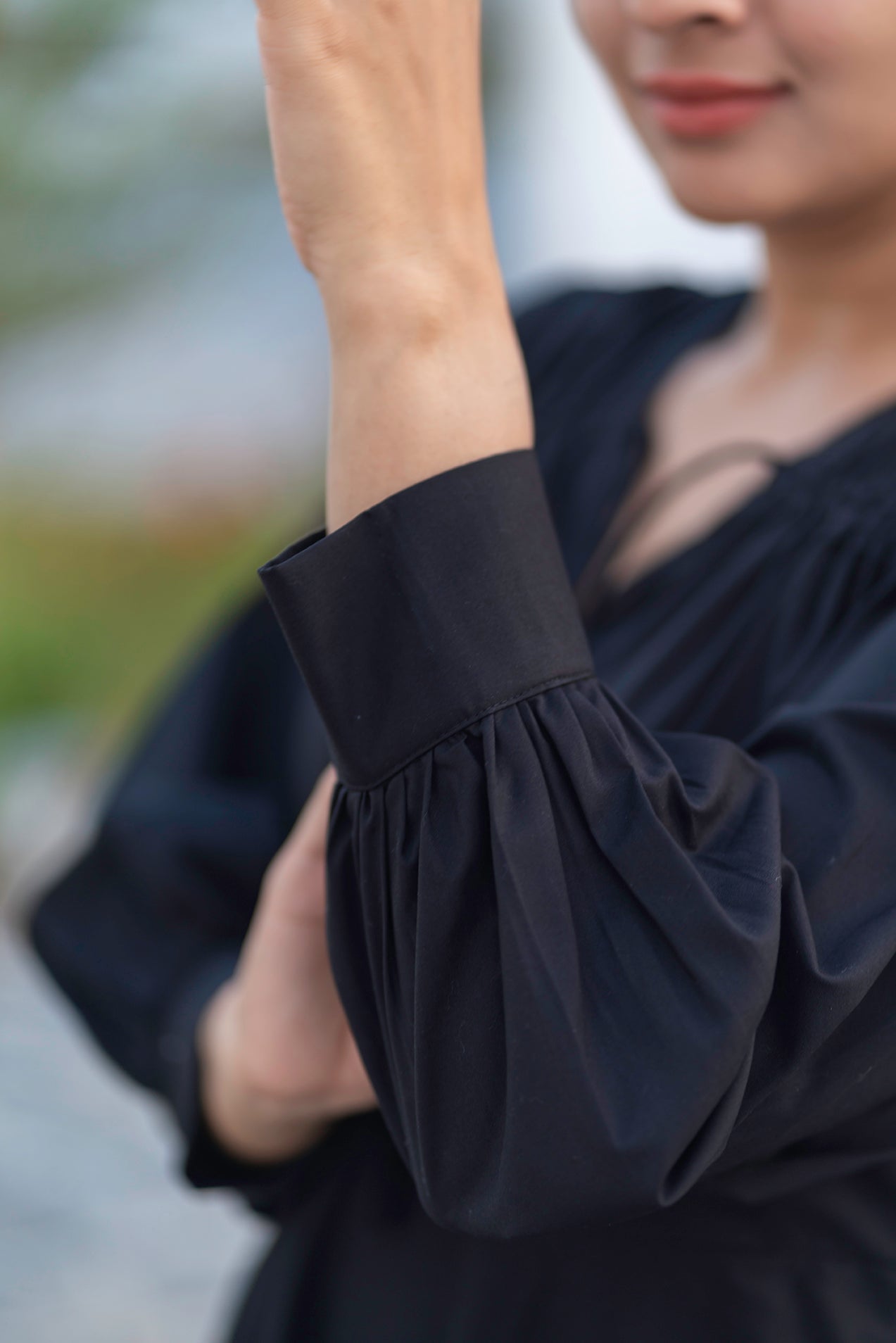 Black knot dress