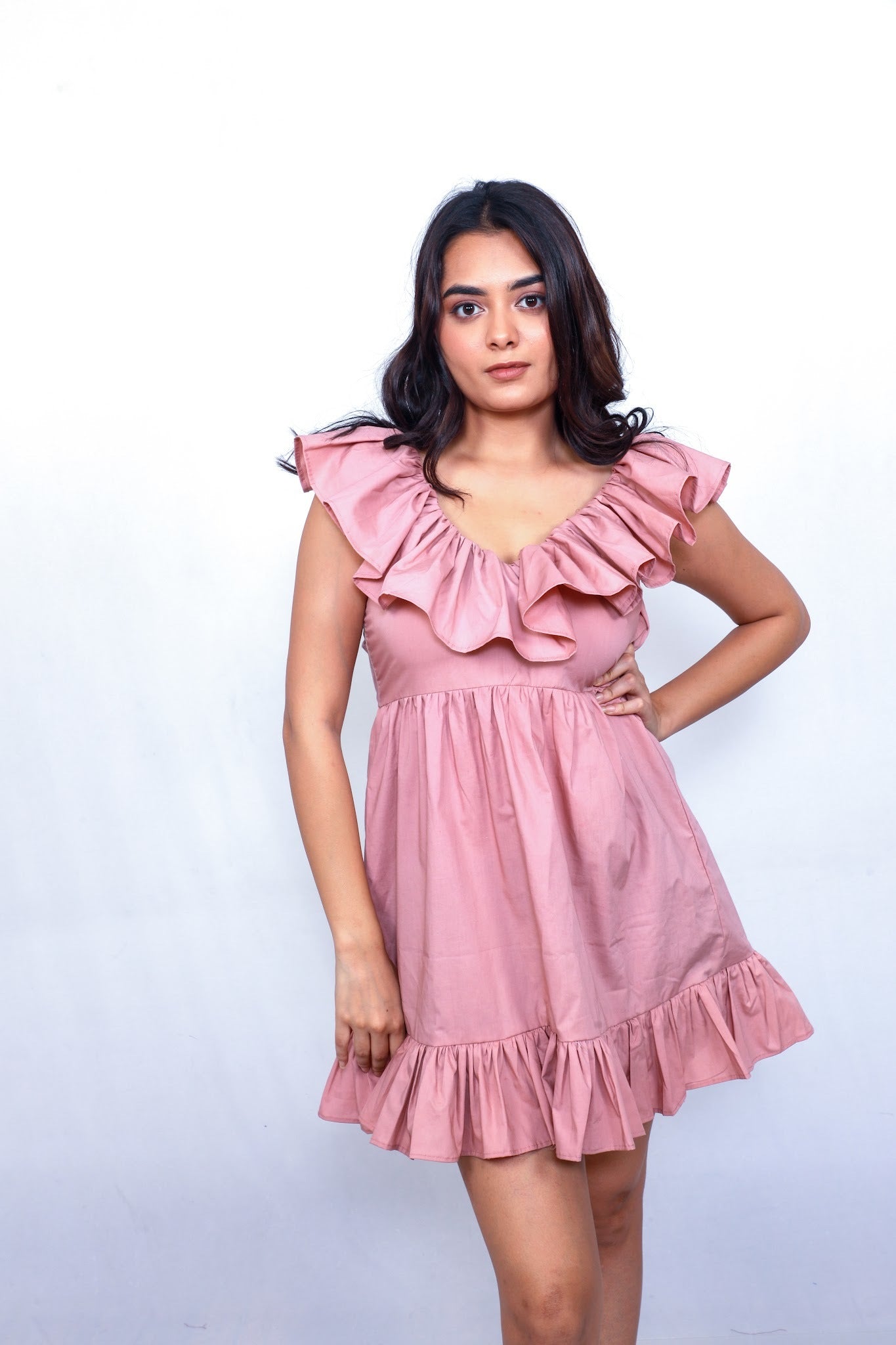 Frill dress - Swanky.india