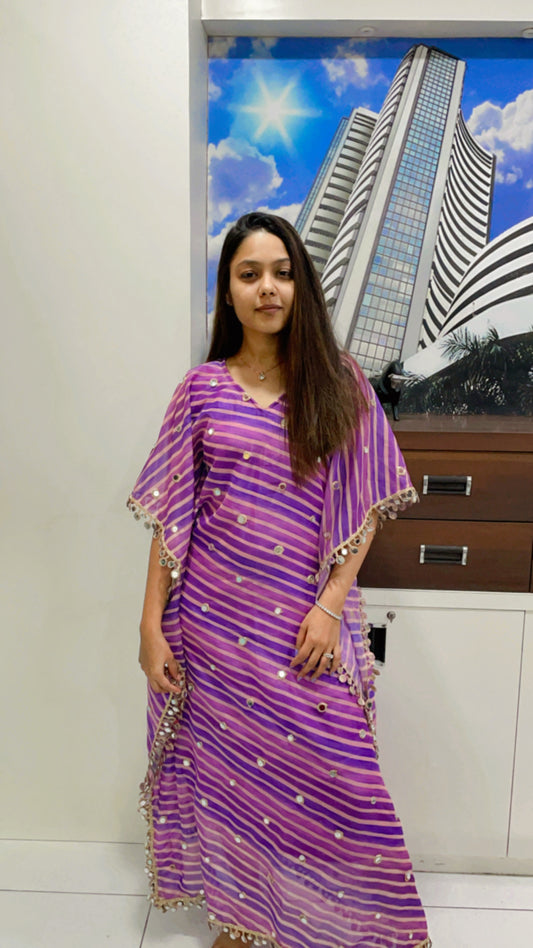 Kaftan dress - Swanky.india